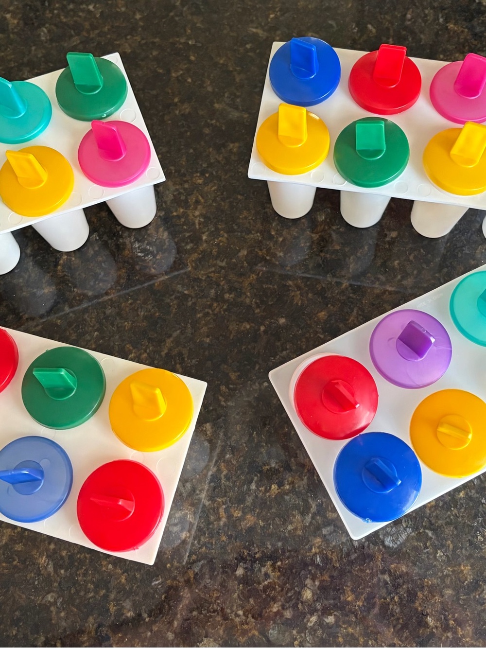 Colorful Popsicle Mold Set - Multicolor